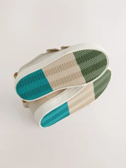 Next neutre - Baskets à deux lanières à fermeture tactile Sale