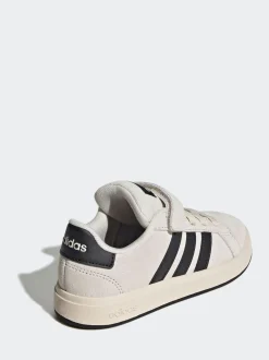 adidas - Baskets Grand Court 00s en daim à lacets élastiques pour enfant neutre New