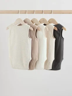 Next neutre - Bébé débardeur Bodies 5 Lot Best