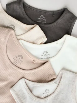 Next neutre - Bébé débardeur Bodies 5 Lot Best