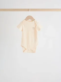 Next neutre - Bodys pour bébés Manches courtes 5 Pack Clearance