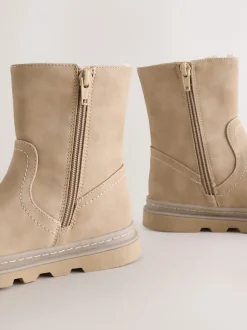 Next neutre - Bottes à pampilles doublées de fausse fourrure Best