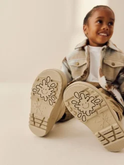 Next - Bottines en caoutchouc avec doublure chaude neutre Outlet