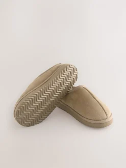Next - Chaussons mules douillets neutre Outlet