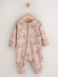 Next neutre - Combinaison de nuit bébé sans pieds zippée Family Two Way (0-18mois) Discount