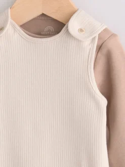Next neutre - Ensemble bébé salopette et body en jersey (0mois à2ans) Online