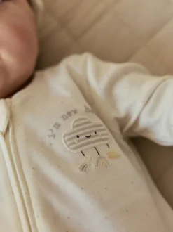 Next neutre - Ensemble Im New Here Combinaison de nuit et Chapeau (0-9mois)