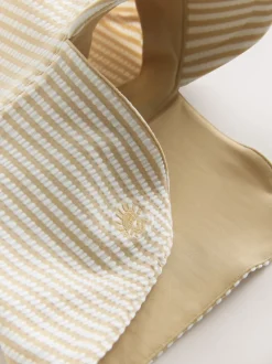 Next neutre - Ensemble maillot de bain et chapeau anti-soleil rayé (3mois-7ans) Sale