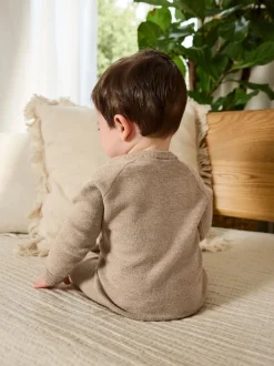 Next neutre - Ensemble pull et legging en maille bébé (0 mois-2 ans) Online