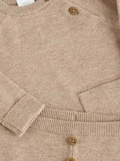 Next neutre - Ensemble pull et legging en maille bébé (0 mois-2 ans) Online