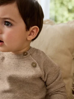 Next neutre - Ensemble pull et legging en maille bébé (0 mois-2 ans) Online