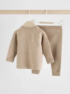 Next neutre - Ensemble pull et legging en maille bébé (0 mois-2 ans) Online