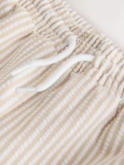 Next neutre - Ensemble rash texturé et Shorts de bain (3mois-7ans) Sale