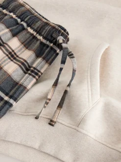 Next neutre - Ensemble sweat à capuche à manches longues à carreaux Online