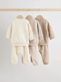 Next neutre - Ensemble sweat et jogging bébé 6 pièces (0mois-3ans) Sale