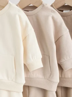 Next neutre - Ensemble sweat et jogging bébé 6 pièces (0mois-3ans) Sale