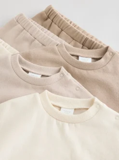 Next neutre - Ensemble sweat et jogging bébé 6 pièces (0mois-3ans) Sale