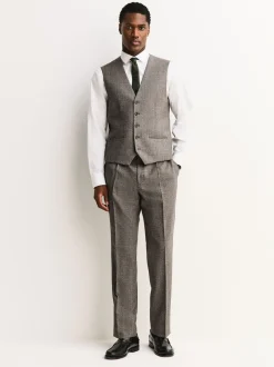 Next neutre - Gilet de costume en laine mérinos mélangée Sale