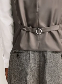 Next neutre - Gilet de costume en laine mérinos mélangée Sale