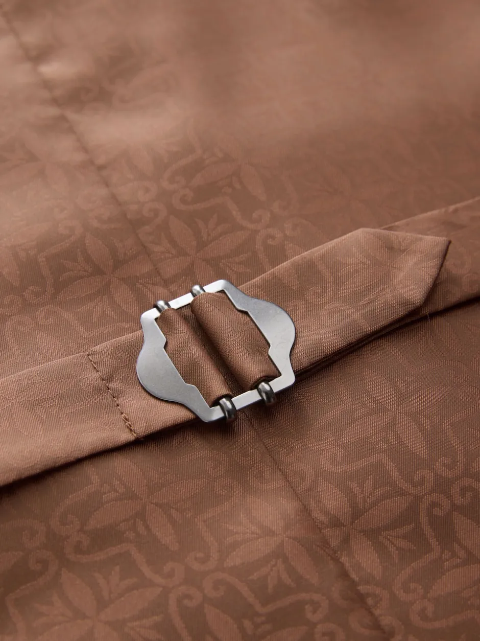 Next neutre - Gilet de costume à détails en tissu contrasté