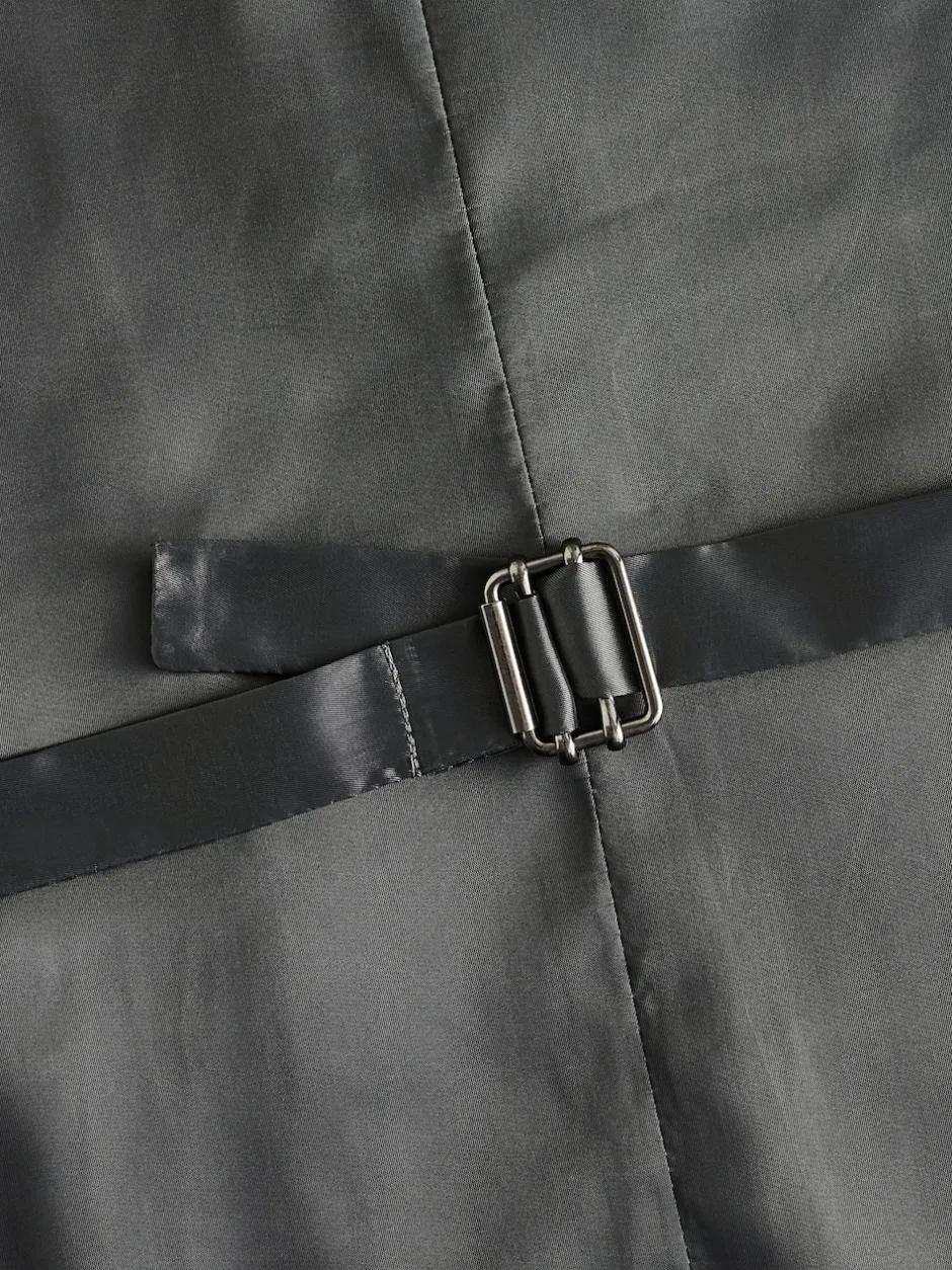 Next neutre - Gilet de costume en flanelle Discount