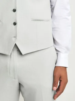 Next - Gilet de costume texturé neutre Sale