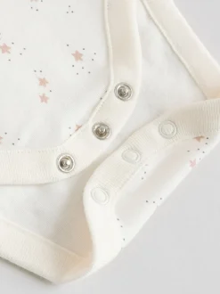 Next neutre - Lot de 5 bodys bébé à manches longues 100 % coton Online