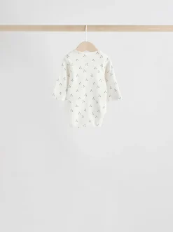 Next neutre - Lot de 5 bodys bébé à manches longues 100 % coton Online