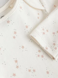 Next neutre - Lot de 5 bodys bébé à manches longues 100 % coton Online