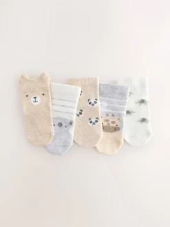 Next neutre - Lot de 5 chaussettes pour bébé (0mois-2ans) Clearance
