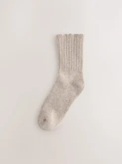 Next neutre - Lot de 2 paires de chaussettes en laine mérinos Online