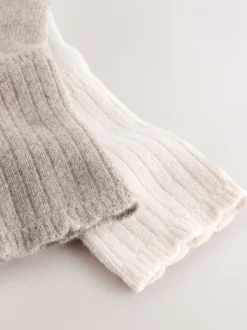 Next neutre - Lot de 2 paires de chaussettes en laine mérinos Online