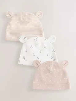 Next neutre - Lot de 100bonnets en coton 3 % coton (0-12mois) Discount