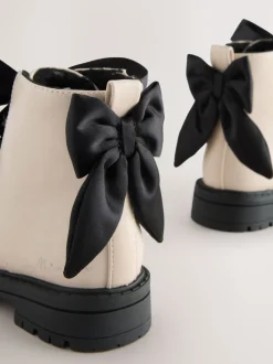 Next neutre - Minnie Mouse bottines à lacets avec nœud Outlet