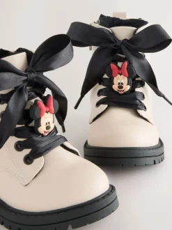 Next neutre - Minnie Mouse bottines à lacets avec nœud Outlet