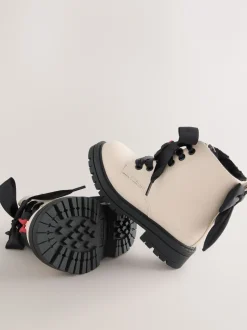 Next neutre - Minnie Mouse bottines à lacets avec nœud Outlet