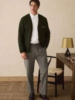 Next neutre - Pantalons fuselés à coupe standard, élégants, texturés doux au toucher Clearance