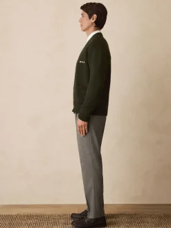 Next neutre - Pantalons fuselés à coupe standard, élégants, texturés doux au toucher Clearance