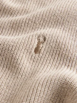 Next - Pull en maille col rond en coton (3-16ans) neutre Outlet