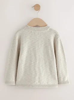 Next neutre - Pull tricoté Henleys (3mths-7yrs) Outlet
