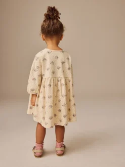 Next neutre - Robe à manches longues en jersey (3mths-7yrs) Outlet