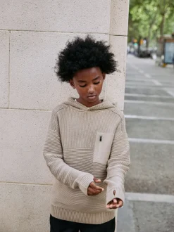 Next - Sweat-shirt à capuche en maille utilitaire (3-16ans) neutre New