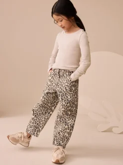 Next - Top côtelé à manches longues (3-16ans) neutre Outlet