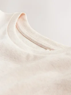 Next - Top côtelé à manches longues (3-16ans) neutre Outlet