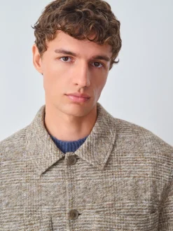 Next neutre - Veste à carreaux élégante en laine