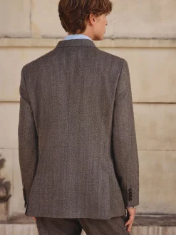 Next neutre - Veste de costume Double boutonnage en Blend de laine mérinos Hot