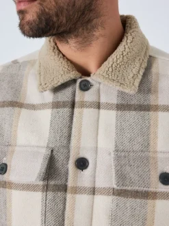 Next neutre - Vérifier Borg Lined Shacket Sale