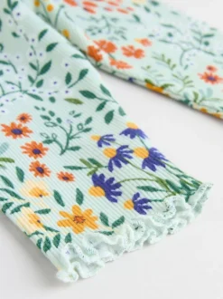 Next Neutre canard/Vert sauge Ditsy - Pull et Leggings en maille Bébé Ensemble 2 Pièces (0mois-3ans) Online