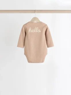 Next Neutre Milk Club - Lot de 3 bodys bébé New