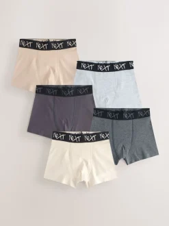 Next Neutre multicolore - Lot de 5 boxers (2-16ans) Online
